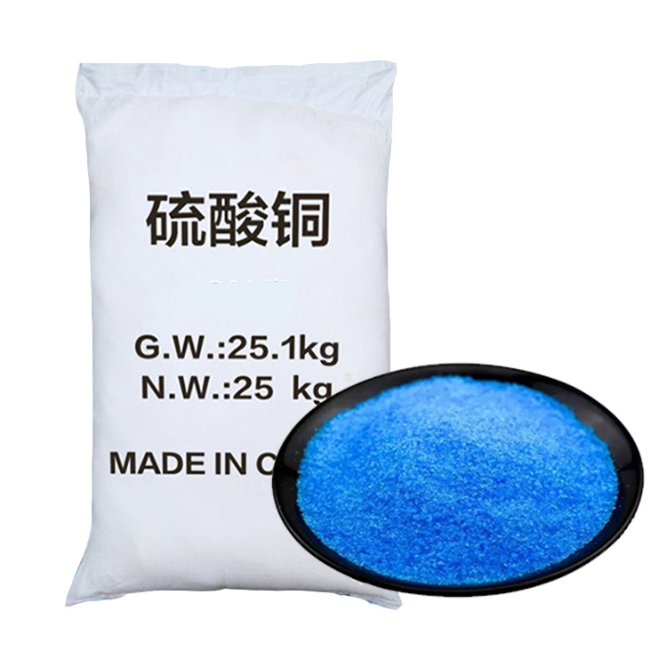 Swimming Pool Disinfection Pentahydrate Crystal Cuso4 5h2o Copper Sulfate